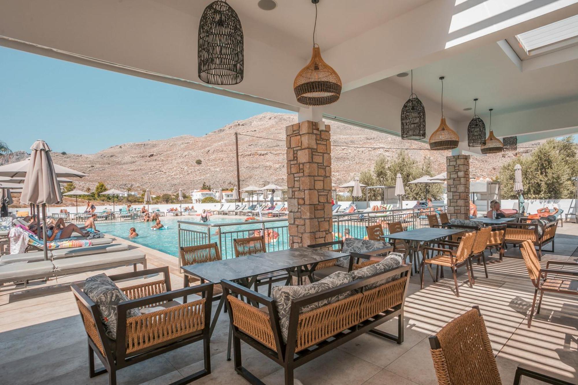 Lambis Studios & Apartments Lindos  Luaran gambar