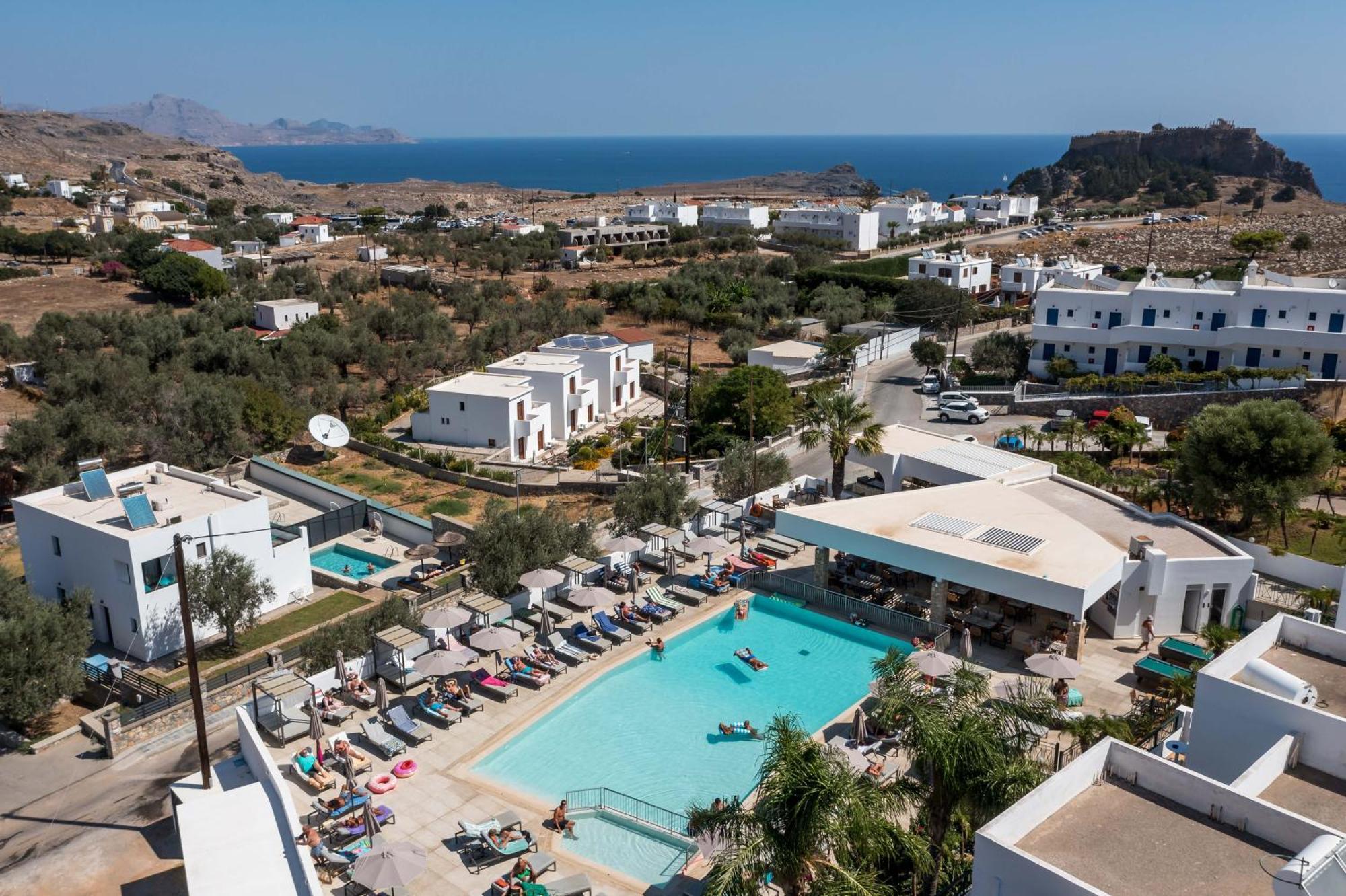 Lambis Studios & Apartments Lindos  Luaran gambar